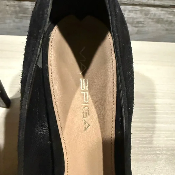 Dream Paris Black Suede High Heels - Picture 6 of 6